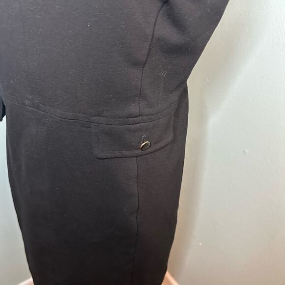 Talbot Black Sleeveless Sheath Dress - Picture 5 of 8